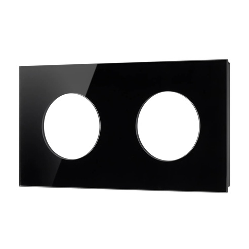 Рамка стеклянная FRM-GLARE-GC-2-BK (Arlight, -)