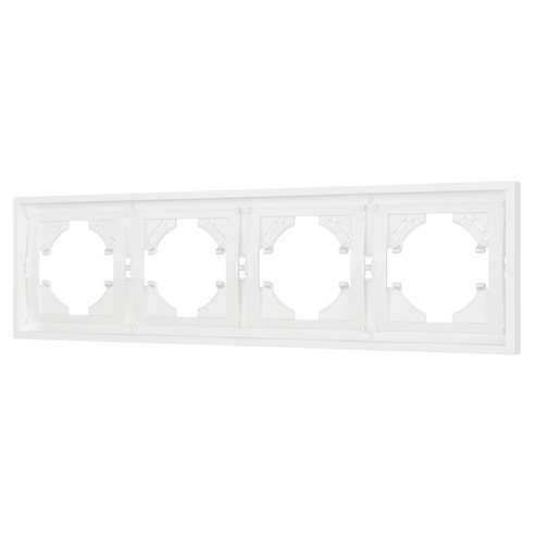 Рамка пластиковая FRM-TENDO-SFPL-4-WH (Arlight, -)