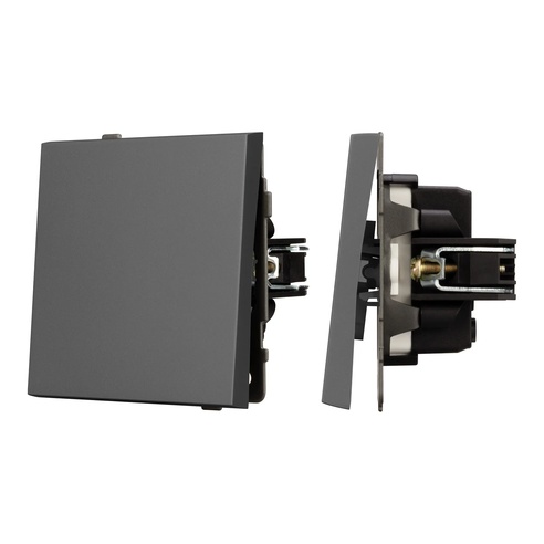 Механизм звонкового выключателя SWT-TENDO-MKR1-SFPL-GR (230V, 10A) (Arlight, -)