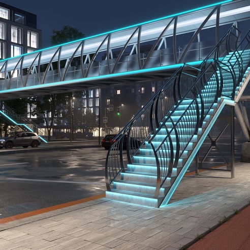 Лента светодиодная герметичная MOONLIGHT-SIDE-A140-12x17mm 24V Green (8 W/m, IP67, 5m, wire x2) (Arlight, Вывод боковой, 3 года)