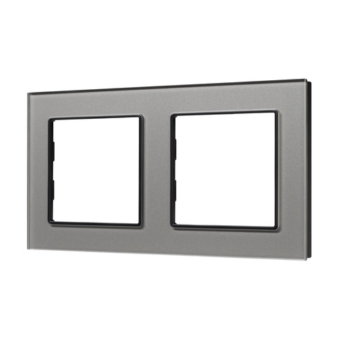 Рамка стеклянная FRM-GLARE-GS-2-GR (Arlight, -)