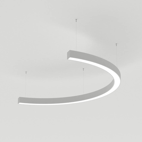 Светильник SP-LINE-HANG-ARC-C3535-D800-28W Day4000 (WHITE, 230V) (Arlight, Металл)