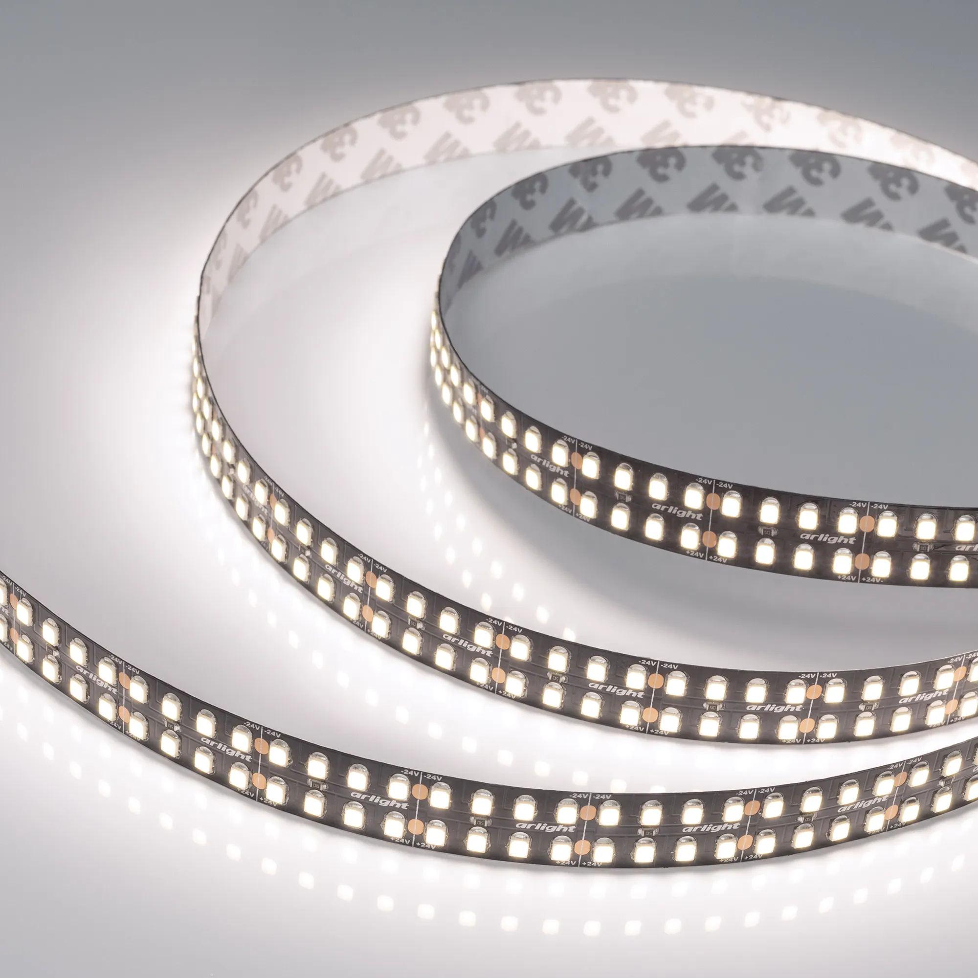 Лента светодиодная RT-5000-2835-320 24V White6000 (BLACK 15mm, 24W/m, IP20) (Arlight, -) - изображение товара