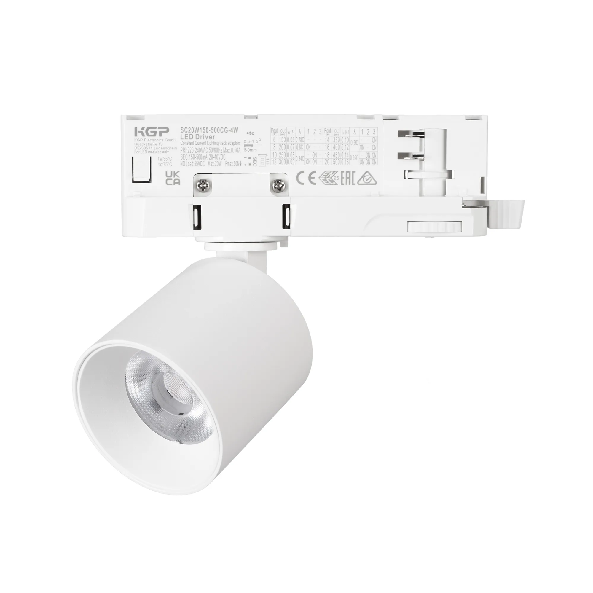 Светильник LGD-DYKE-4TR-R60-8W Day4000 (WH, 20 deg, 230V) (Arlight, IP20 Металл, 5 лет) - изображение товара