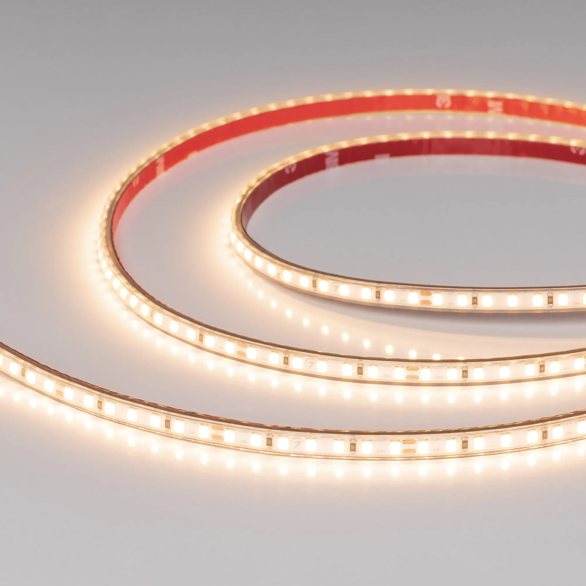 Лента герметичная RTW-PS-A140-7mm 24V Warm3000 (10 W/m, IP67, 5m) (Arlight, CRI>90) - изображение товара