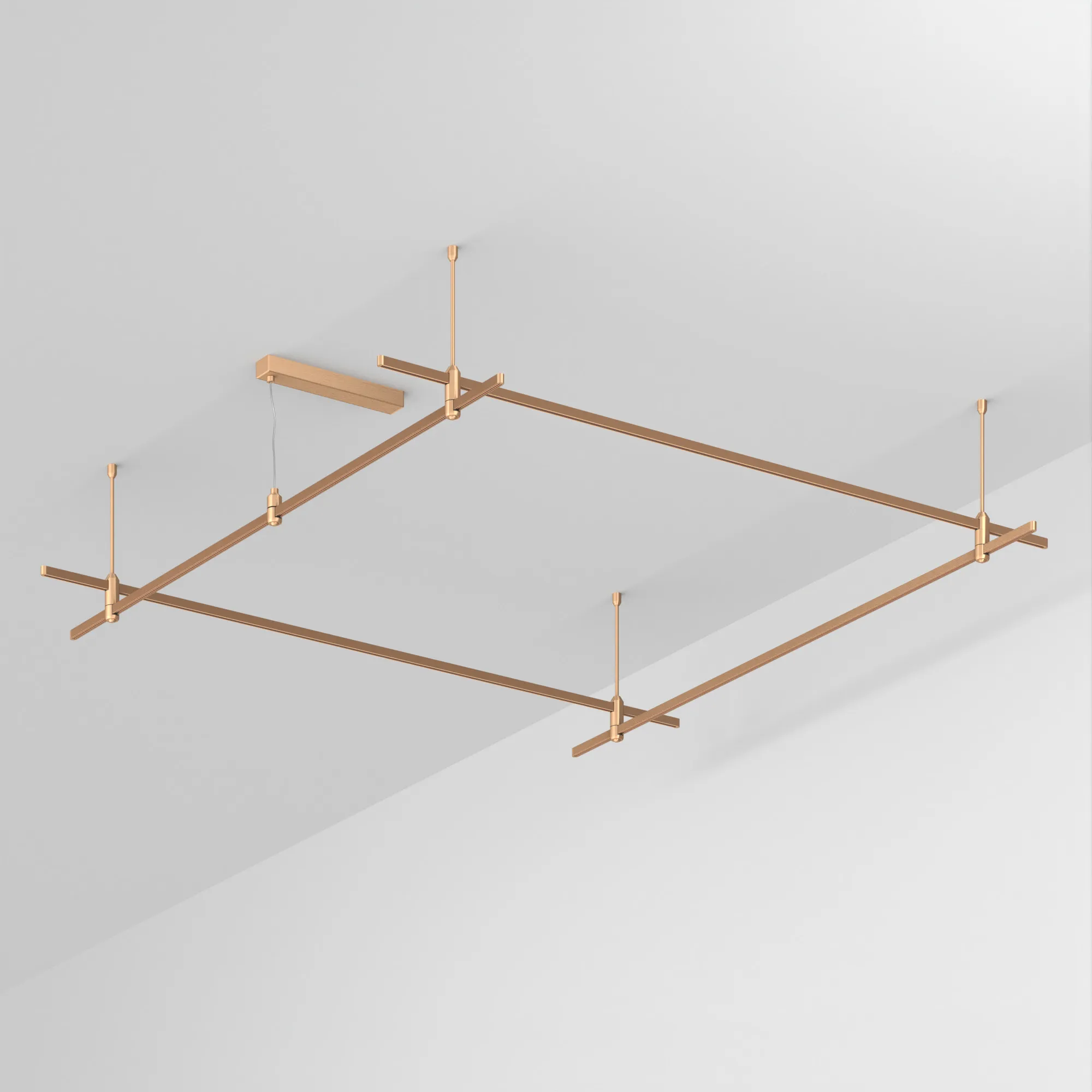 Трек ART-APRIORI-QUADRAT-ROD-400-2000x2000 (GD) (Arlight, IP20 Металл, 3 года)