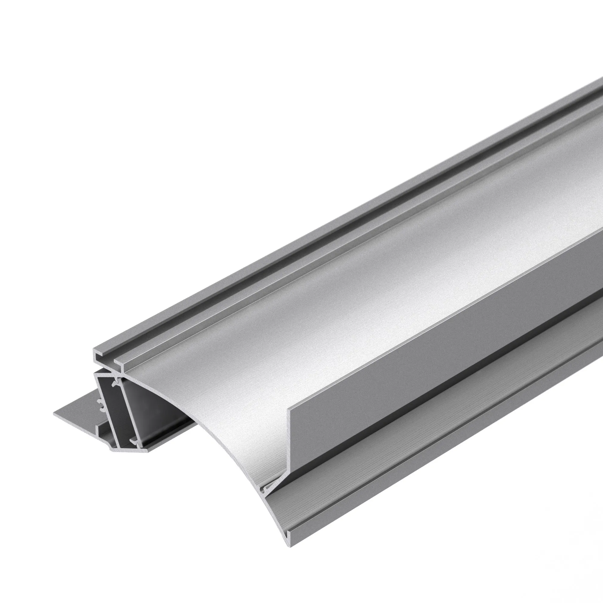 Профиль с экраном ALM-ARC-SIDE-2000 ANOD+FROST (Arlight, Алюминий) - изображение товара