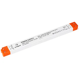 Блок питания ARV-SN24060-SLIM (24V, 2.5A, 60W, PFC) (Arlight, IP20 Пластик, 3 года) - изображение товара