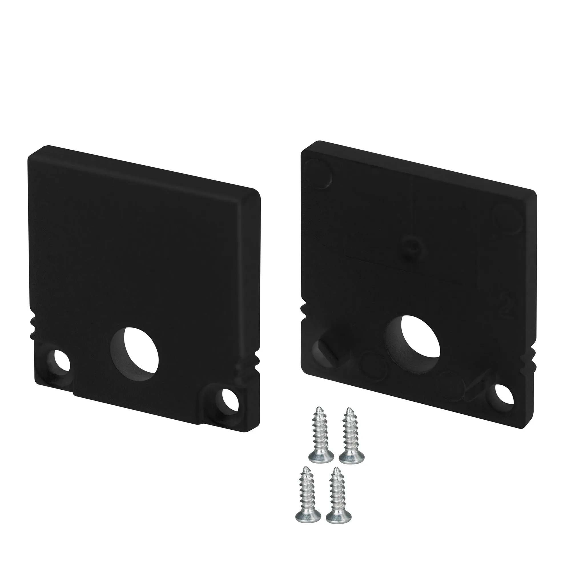 Заглушка SL-SLIM20-H20 BLACK с отверстием  (Arlight, Пластик) - изображение товара