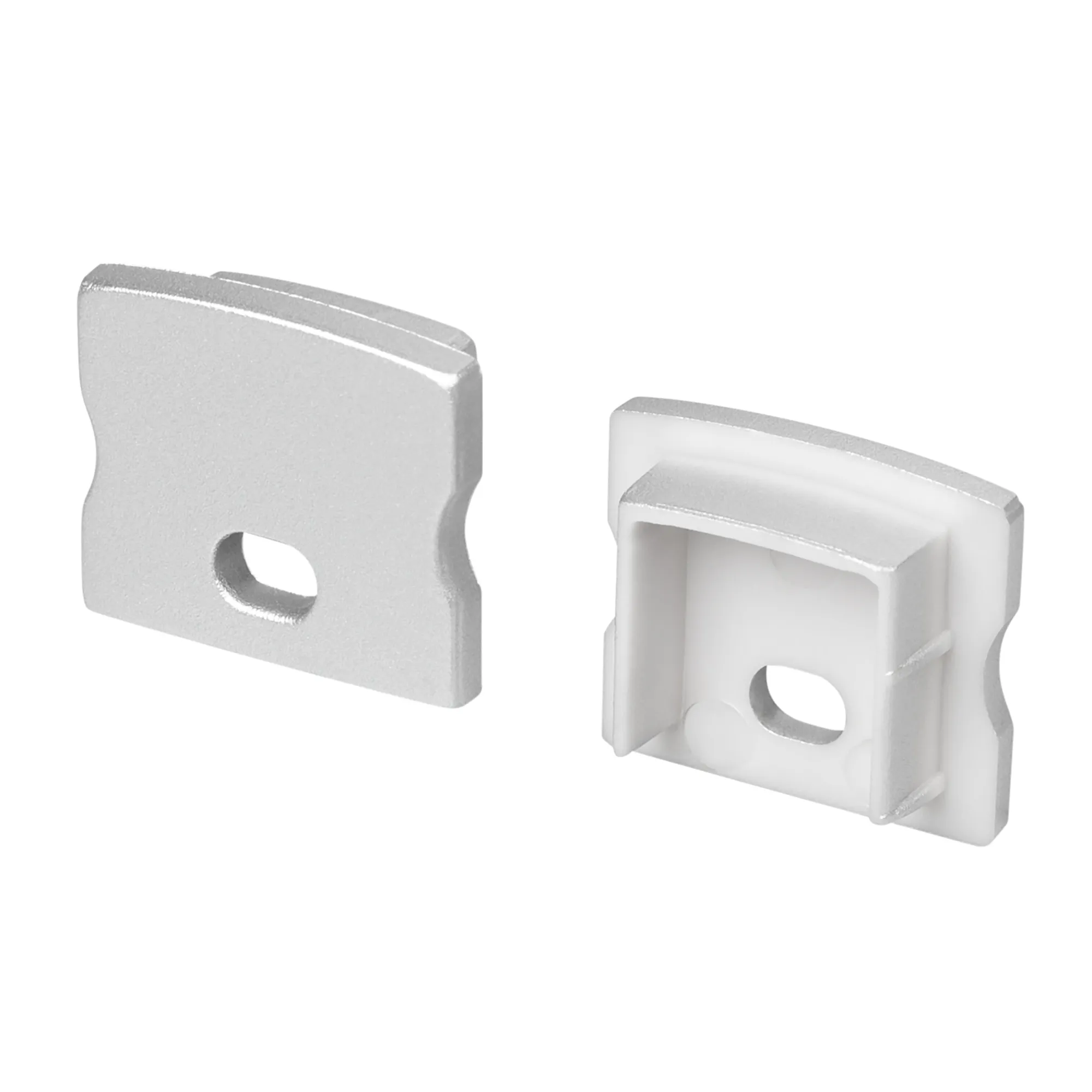 Заглушка LINE-1715 SILVER с отверстием (Arlight, Пластик) - изображение товара