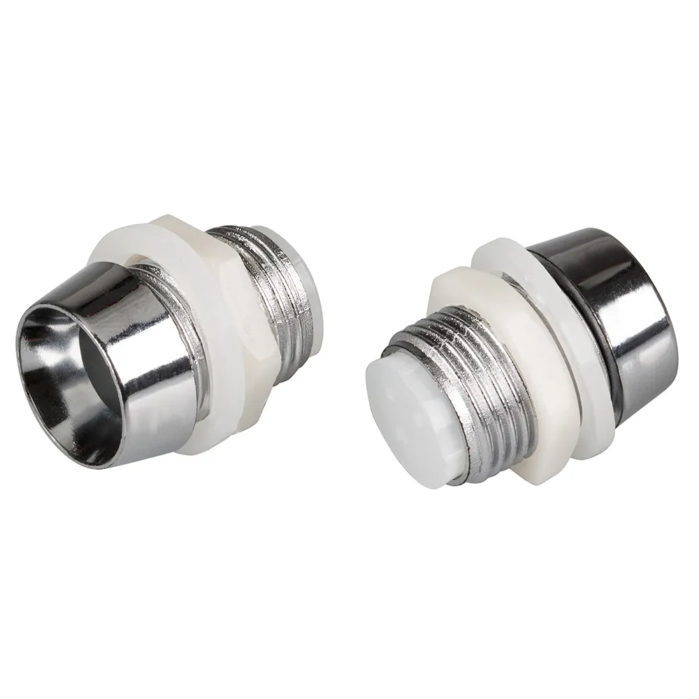 10PC Держатель 10мм (хром. пластик, с гайкой) (Arlight, 10мм (круглый)) - изображение товара