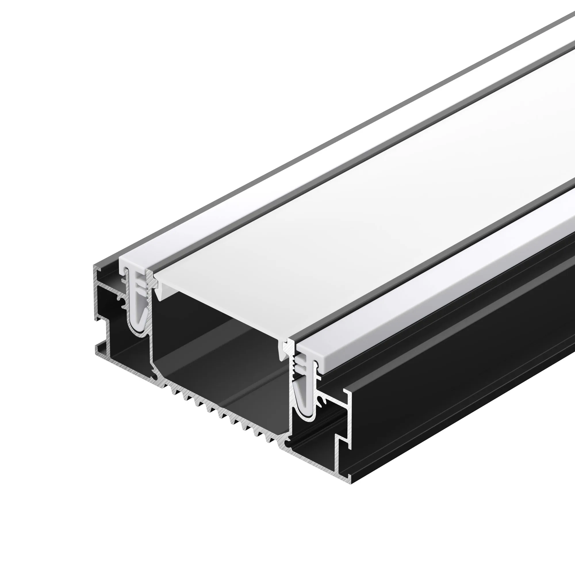 Профиль STRETCH-41-CEIL-CENTER-2000 BLACK (Arlight, Алюминий) - изображение товара