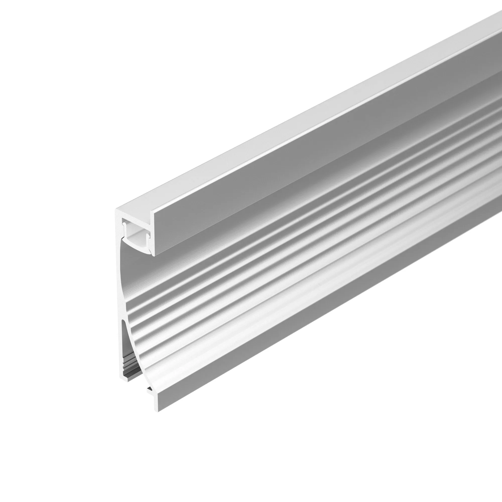 Профиль с экраном ALU-WALL-US-2000 ANOD+FROST (Arlight, Алюминий) - изображение товара