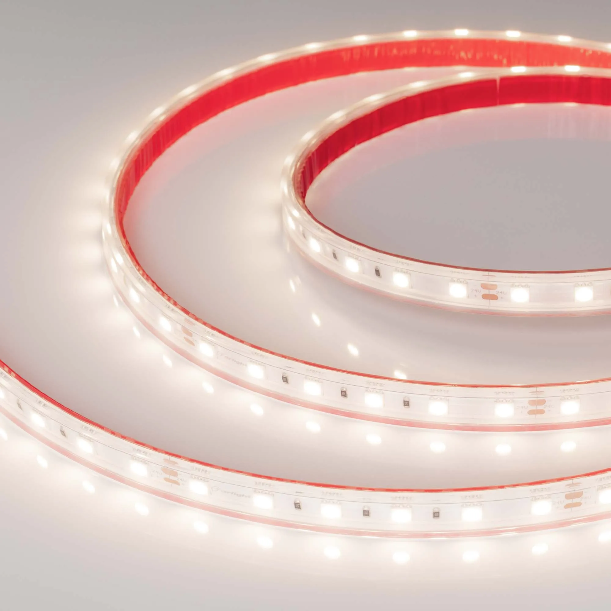 Лента светодиодная герметичная RTW-PS-B60-12mm 24V Day4000 (14.4 W/m, IP67, 5060, 5m) (Arlight, 14.4 Вт/м, IP67) - изображение товара