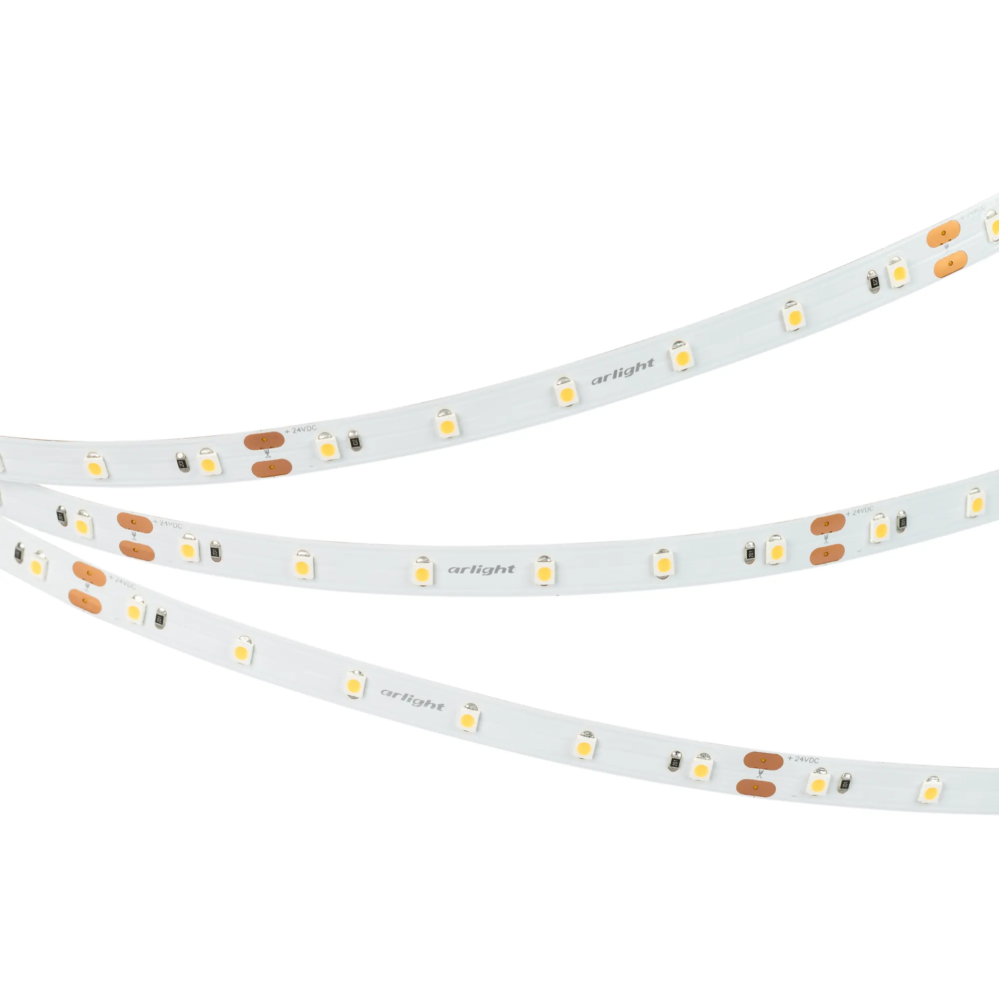 Лента светодиодная NT-A60-8mm 24V Cool 8K (4.8 W/m, IP20, 3528, 5m) (Arlight, Открытый) - изображение товара