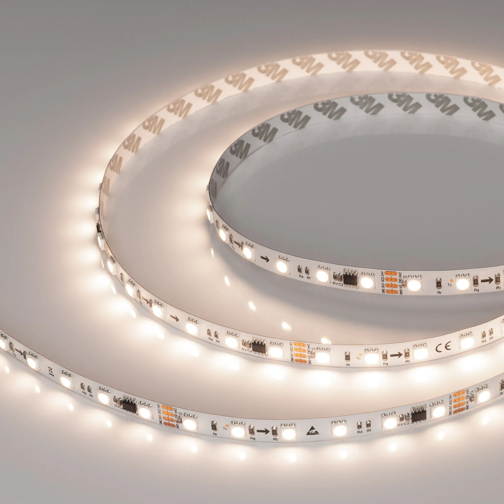 Лента светодиодная SPI-B60-10mm 24V Day4000-PX6-RAM (15 W/m, IP20, 5060, 5m) (Arlight, бегущий огонь) - изображение товара