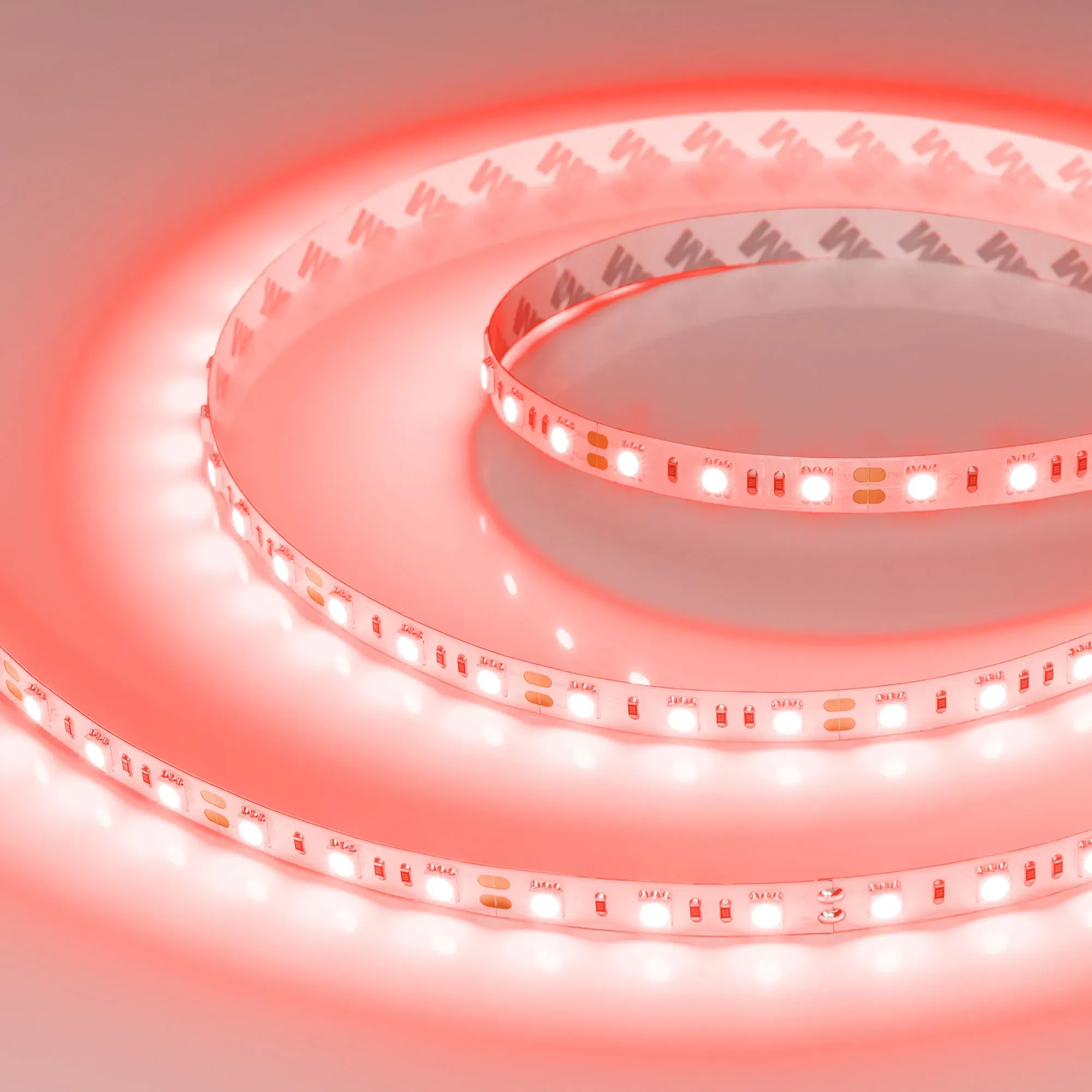 Лента светодиодная RT-B60-10mm 12V Red (14.4 W/m, IP20, 5060, 5m) (Arlight, 14.4 Вт/м, IP20)