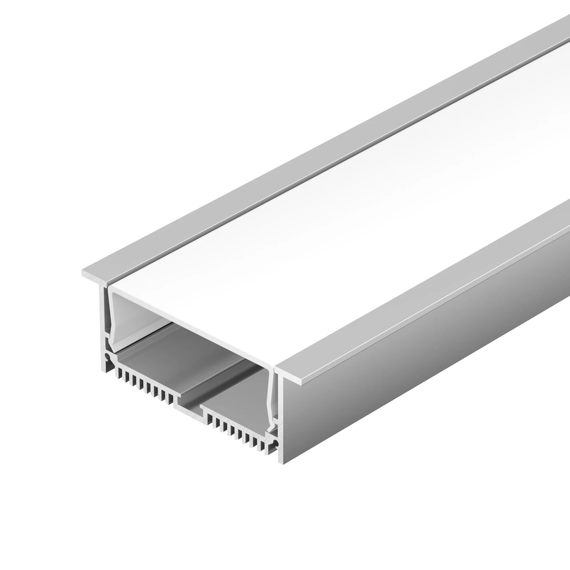 Профиль с экраном SL-LINIA88-F-2500 ANOD+OPAL (Arlight, Алюминий)