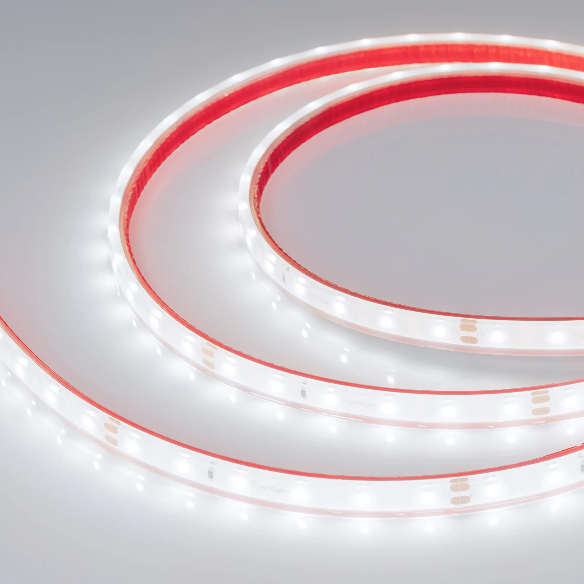 Лента светодиодная герметичная RTW-PFS-A60-11mm 24V White6000 (4.8 W/m, IP68, 2835, 5m) (Arlight, 4.8 Вт/м, IP68) - изображение товара