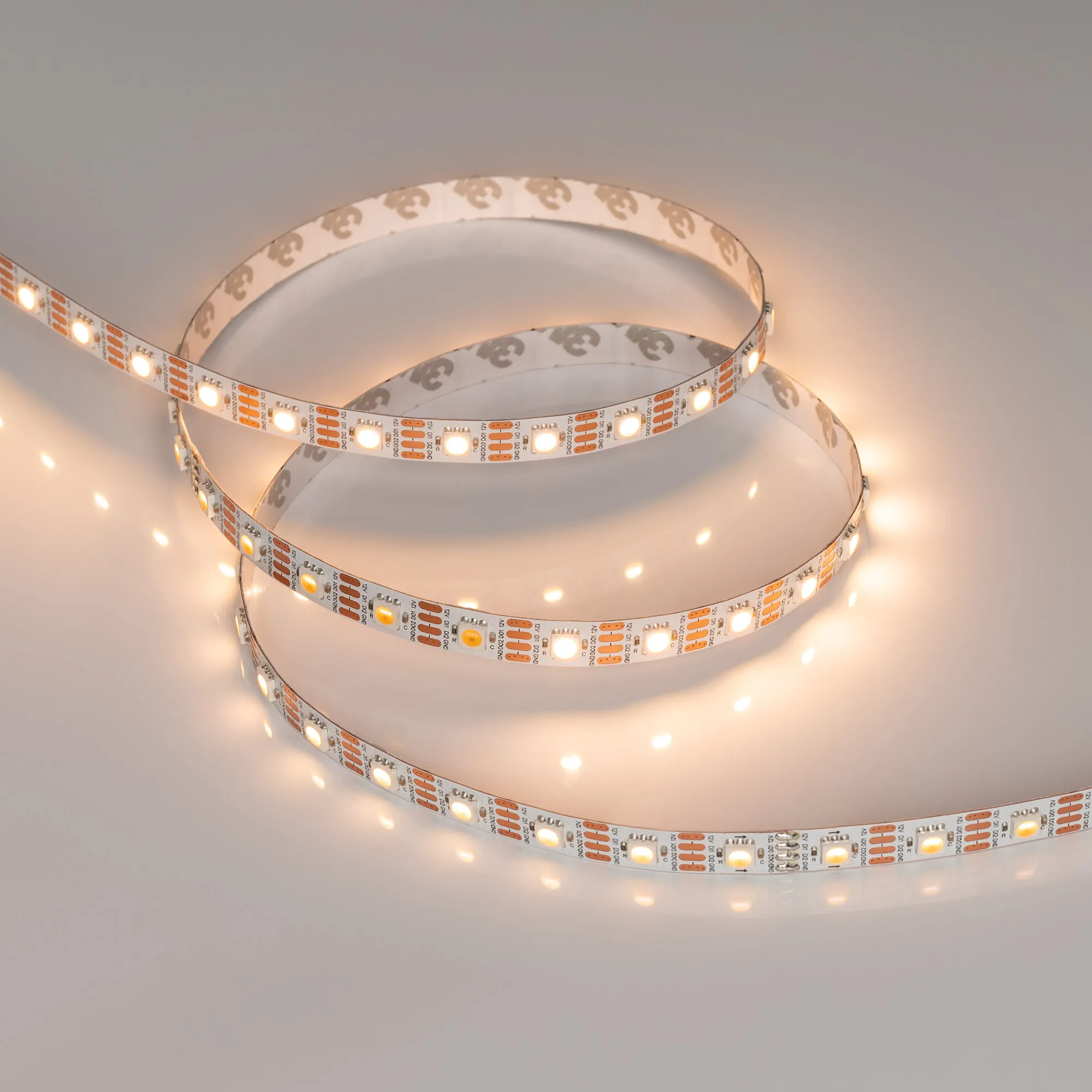 Лента светодиодная SPI-B60-10mm 12V Warm2700-PX1-RAM (9.3 W/m, IP20, 5060, 5m) (Arlight, бегущий огонь) - изображение товара